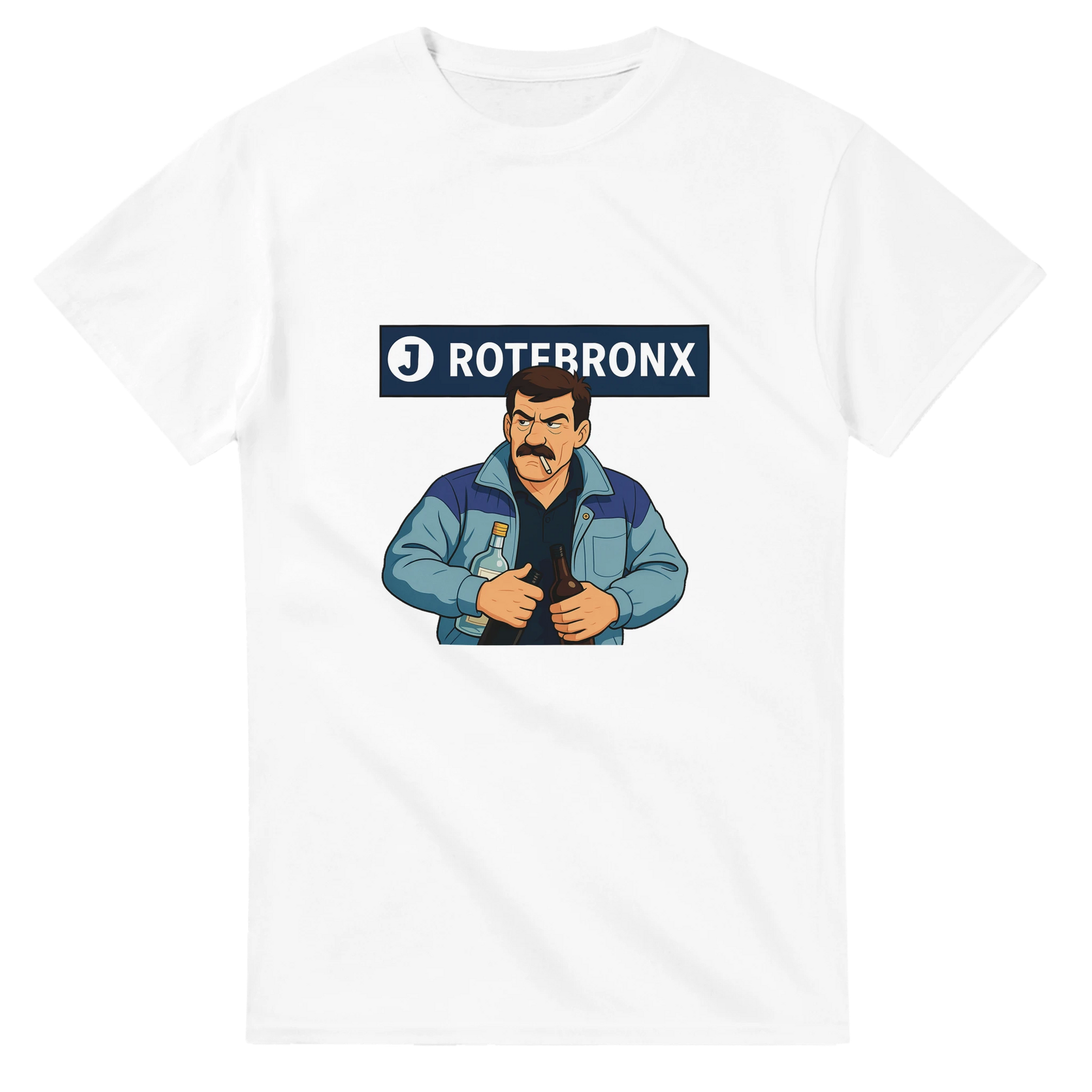 T-shirt, Christer pettersson, Rotebro, Rotebronx, vit