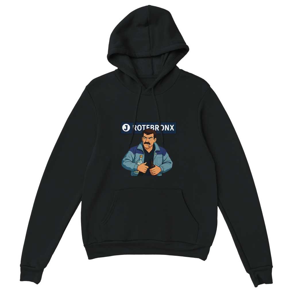 christer pettersson, rotebronx, hoodie, svart, rotebro, chrille p