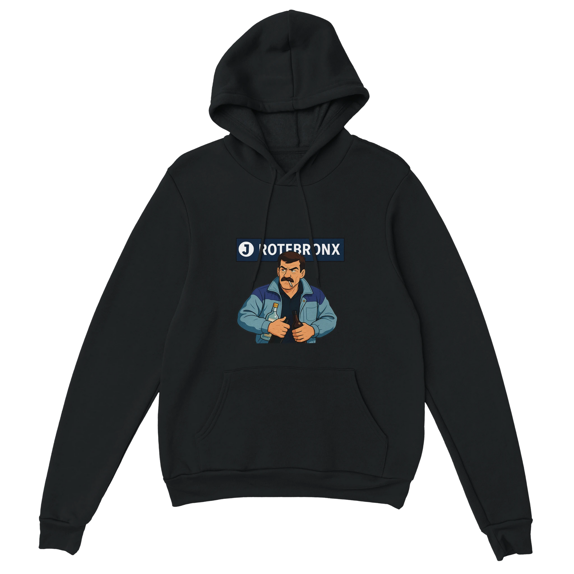 christer pettersson, rotebronx, hoodie, svart, rotebro, chrille p