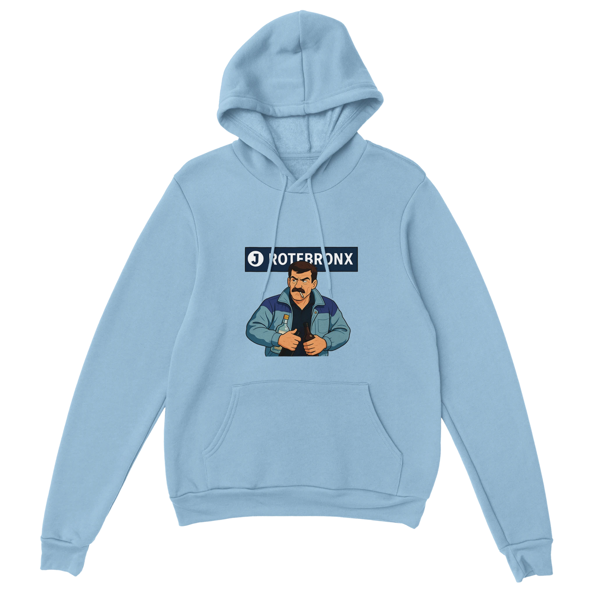 christer pettersson, rotebronx, hoodie, blå, rotebro, chrille p