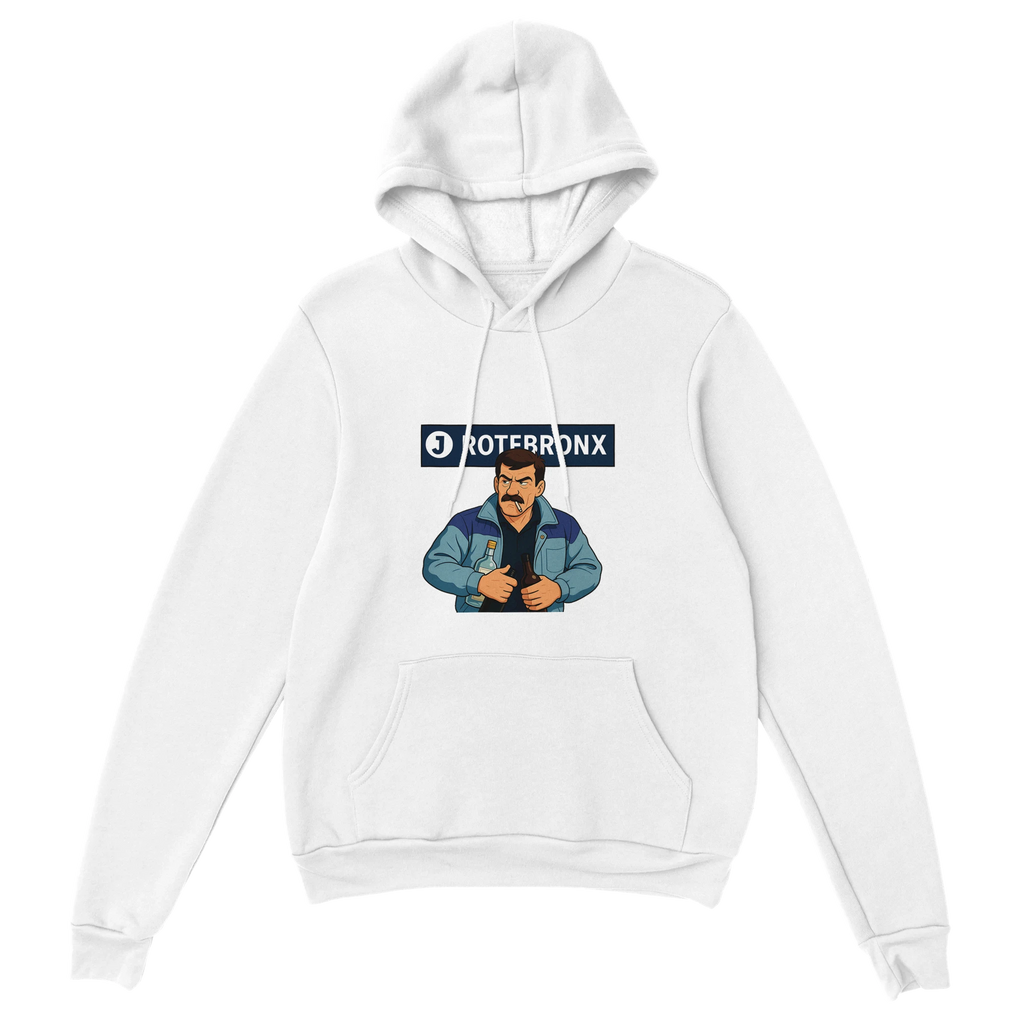 christer pettersson, rotebronx, hoodie, vit, rotebro, chrille p