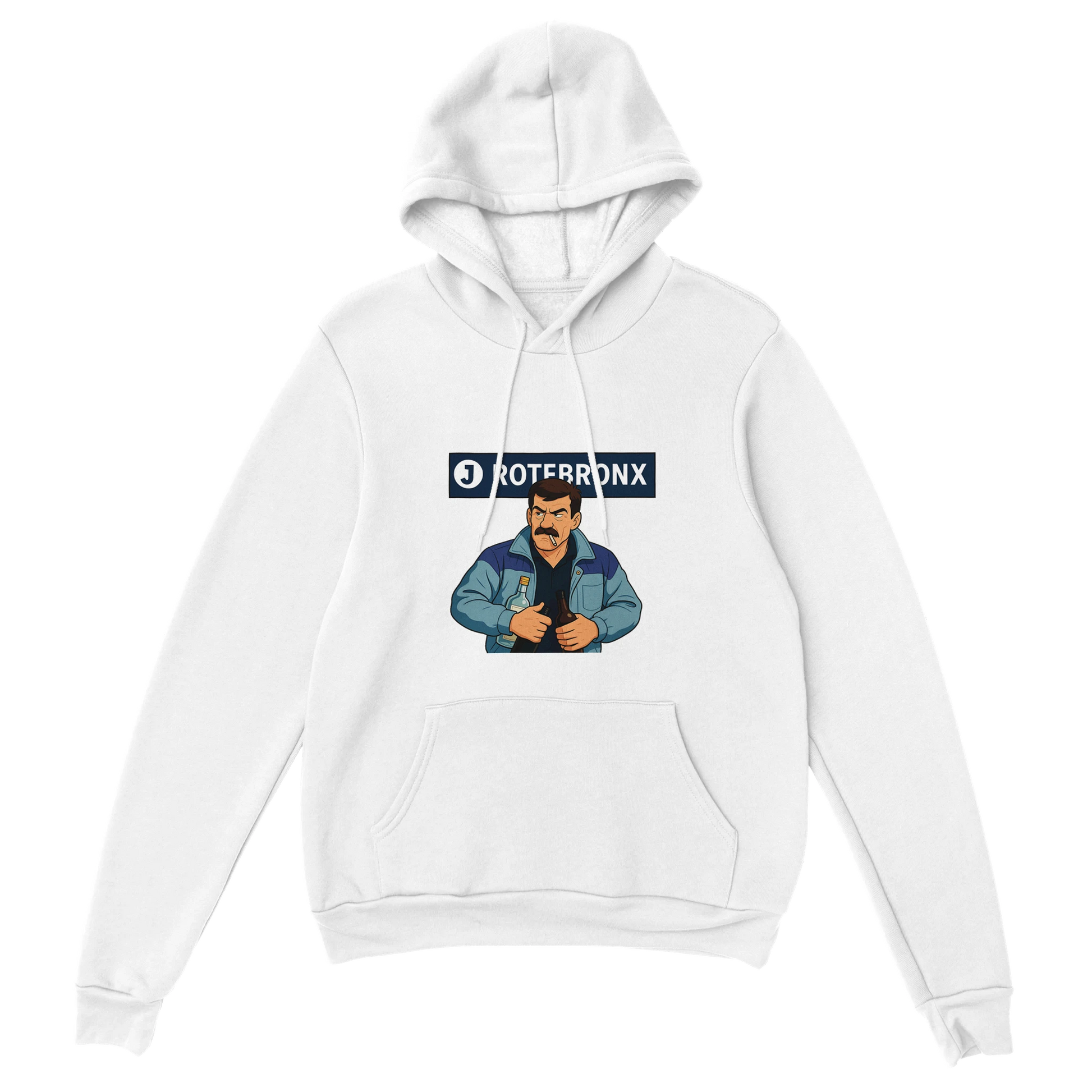 christer pettersson, rotebronx, hoodie, vit, rotebro, chrille p