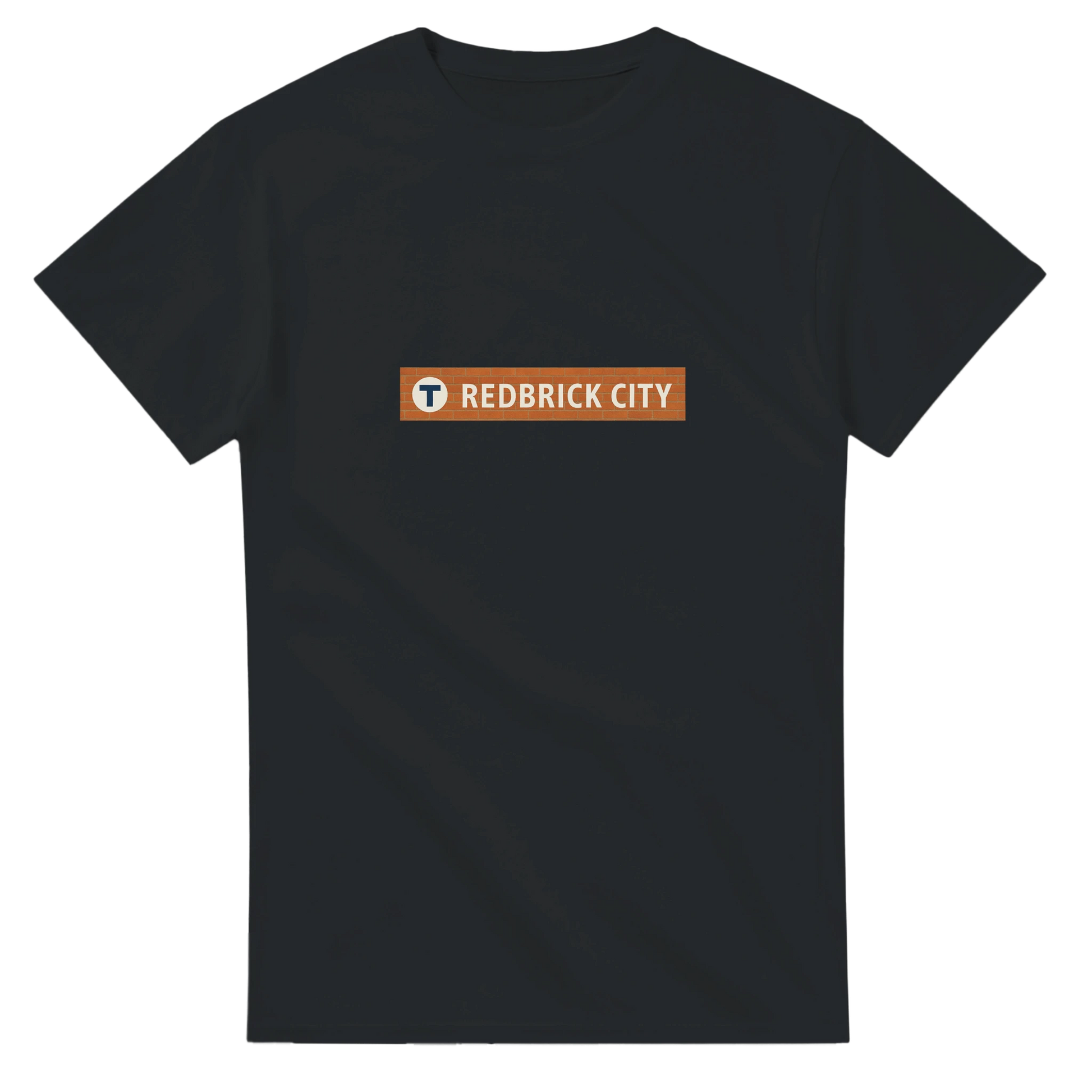 redbrick city, skarpnäck, t-shirt, svart