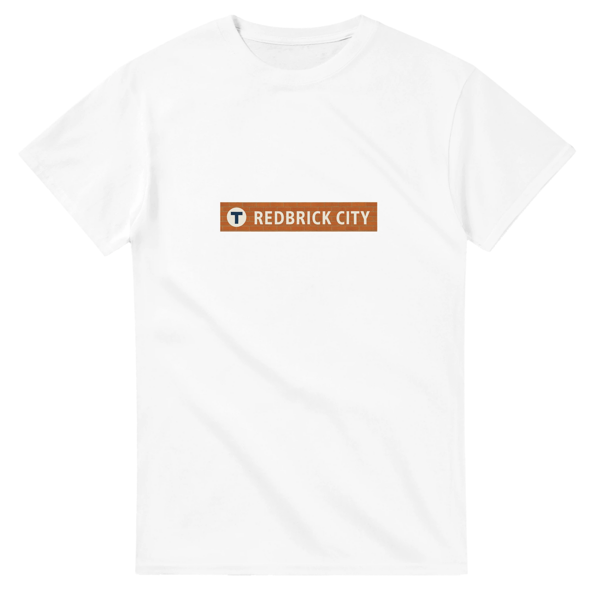 redbrick city, skarpnäck, t-shirt, vit